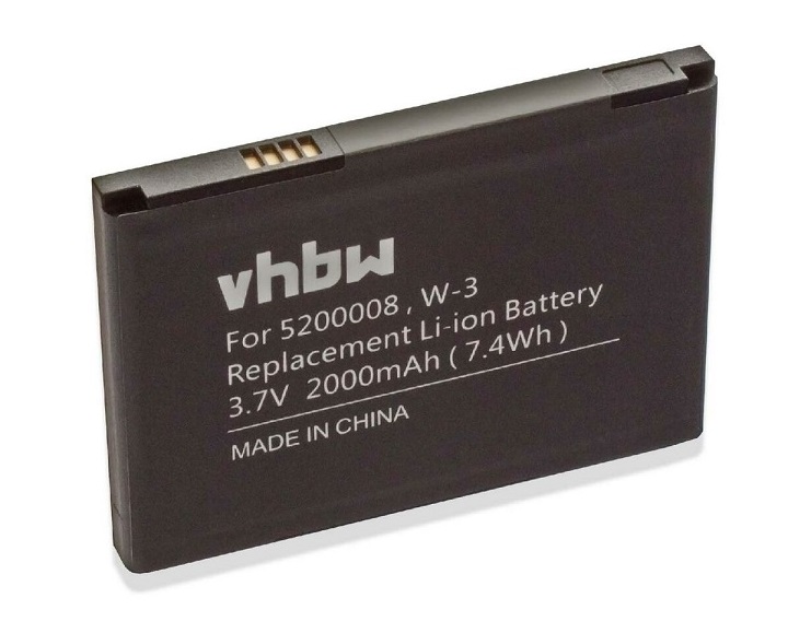W-3 Netgear Aircard AC785S 2000mAh 3,7V Li-Ion batteria compatibile
