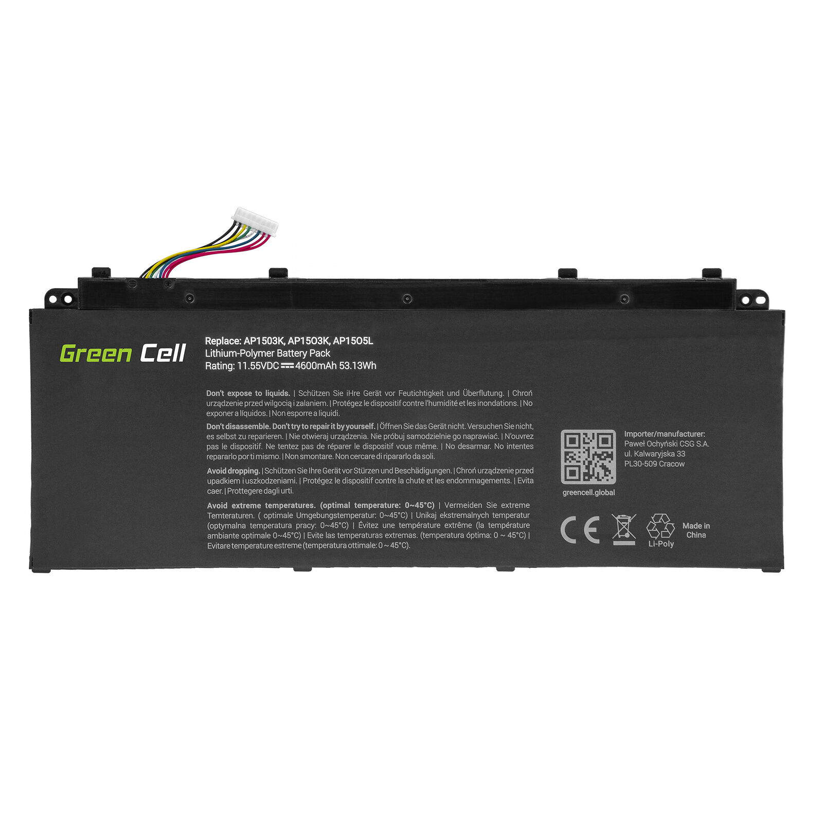 Acer Aspire S 13 S5-371 S5-371T Swift 1 SF114-32 Swift 5 SF514-51 batteria compatibile