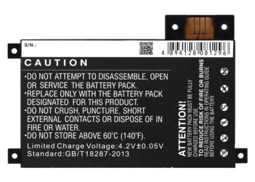 3.7V Amazon D01200 DR-A014 Kindle touch 170-1056-00 batteria compatibile