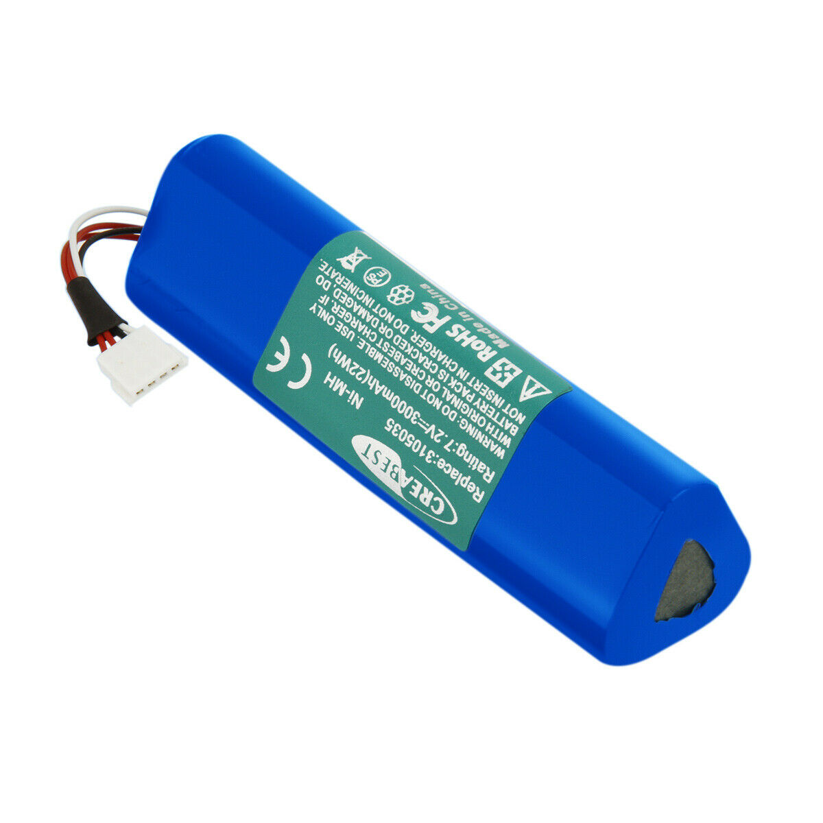 7.2V Fluke 3105035,Ti-25,Ti-10,Ti-20,Fluke Ti20-RBP,3000mAh,Ni-MH batteria compatibile