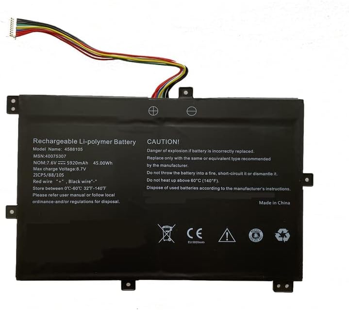 WinBook CW140 MEDION S4403 S4402 S4401 4588105 40069191 7.6V 45Wh batteria compatibile