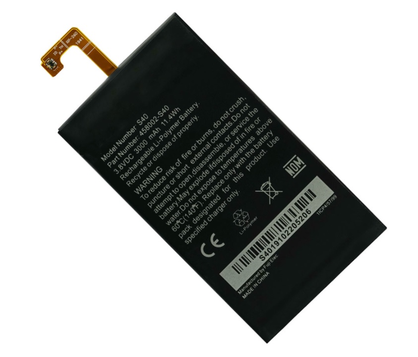 CAT S40 1ICP4/57/99 3000mAh 458002-S40 3.8V,3000mAh batteria compatibile