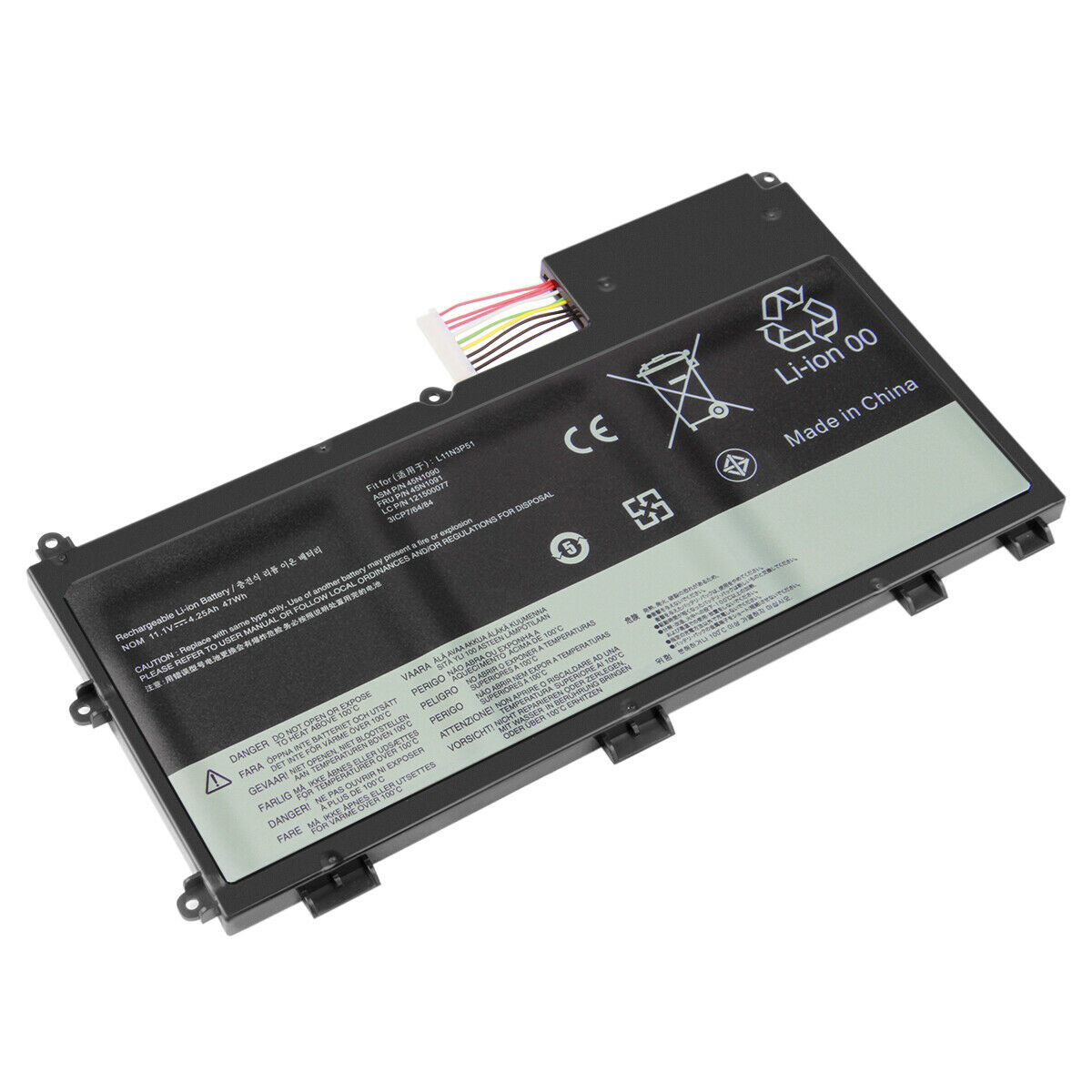 4250mAh Lenovo ThinkPad T430U Ultrabook L11S3P51 batteria compatibile
