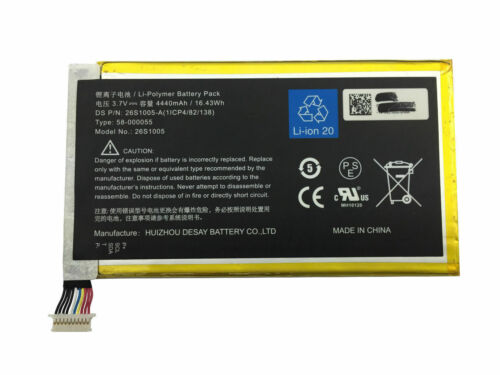 Amazon Typ 58-000055 (1ICP4/82/138) 3,7V Li-Polymer batteria compatibile