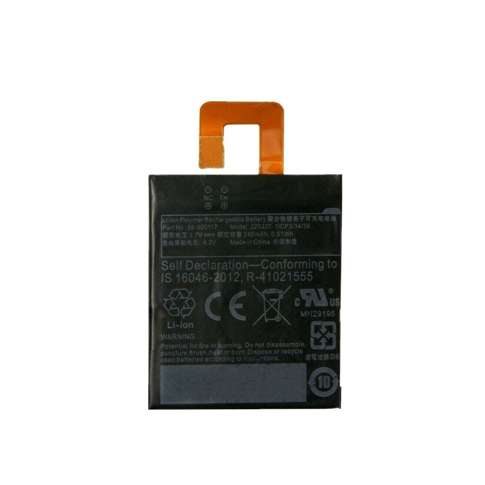 58-000117 223337 Amazon Kindle Oasis 1,2, KO1,KO2 8th Generation SW56RW batteria compatibile