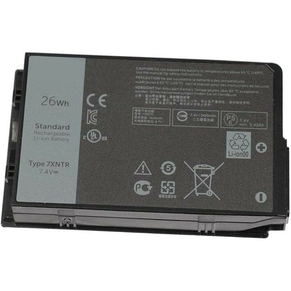 7XNTR Dell Latitude 12 7202 Rugged Tablet 0FH8RW FH8RW J7HTX 27JT0 batteria compatibile