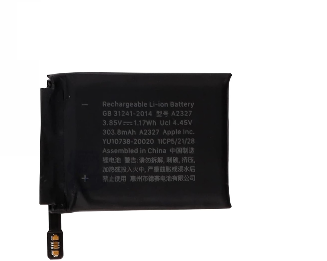 iWatch Series 6 6th 44 mm Model A2292 A2294 A2376 A2327 batteria compatibile