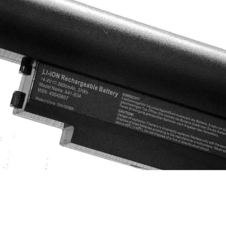 A41-B34, 14.4V 2600mAh 37Wh,MSN: 40040607,MD98622,MD99056 batteria compatibile - Clicca l'immagine per chiudere