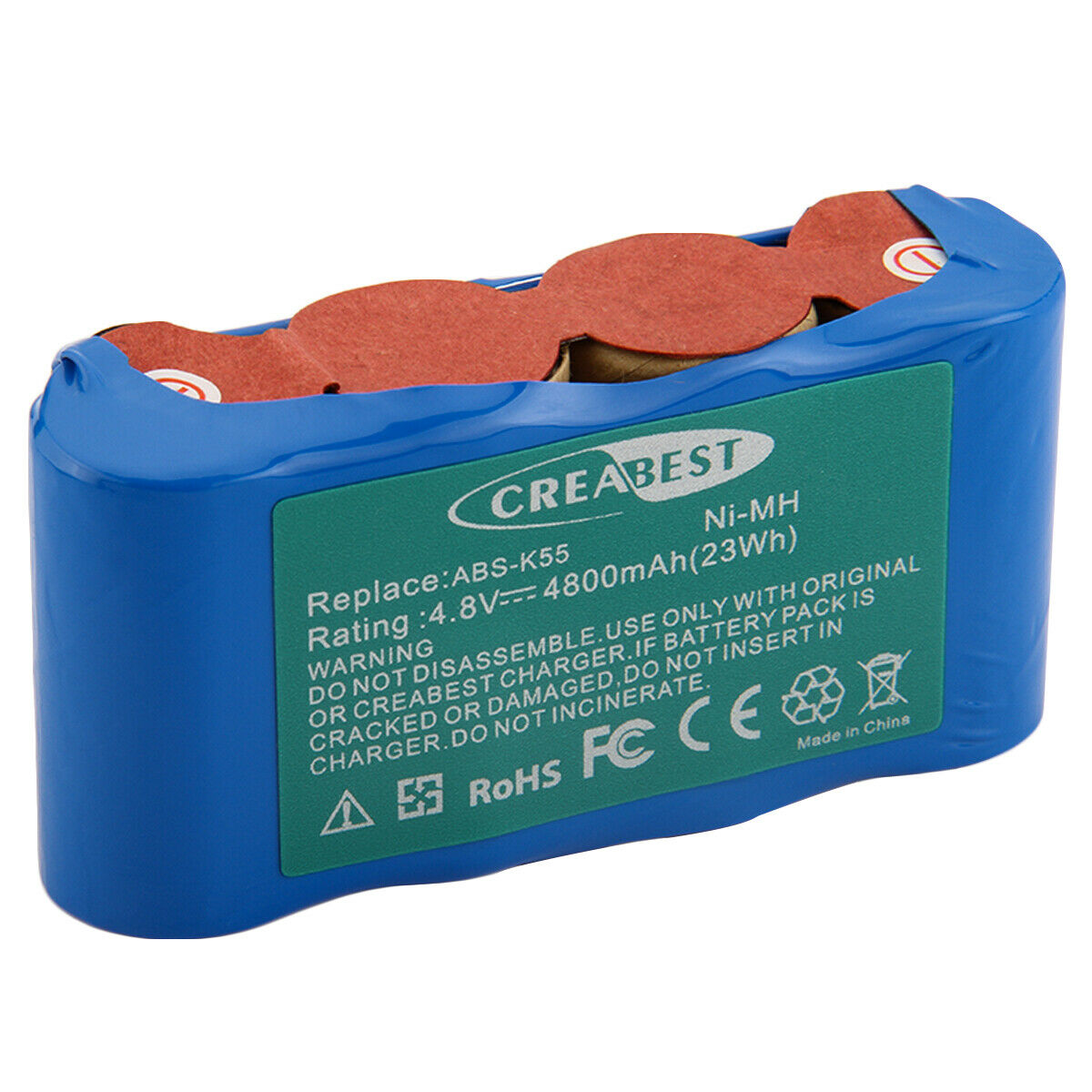 4.8AH 4800mAh Ni-MH Karcher Akkubesen K50 K85 ABS-K55 BF9900 batteria compatibile - Clicca l'immagine per chiudere