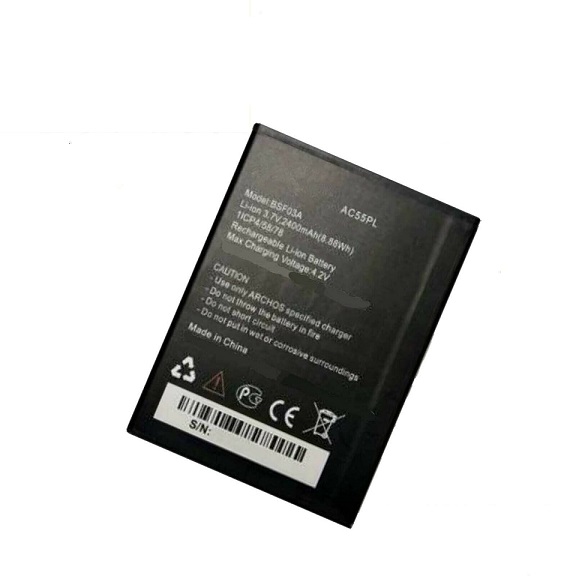 AC55PL BSF03A ARCHOS 55 PLATINUM Handy Smartphone 2400mah batteria compatibile