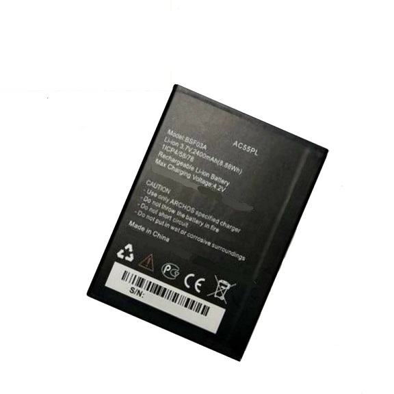 AC55PL BSF03A ARCHOS 55 PLATINUM Handy Smartphone 2400mah batteria compatibile - Clicca l'immagine per chiudere