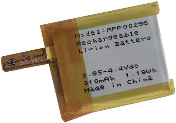 3.85V 310mAh APP00296 Fossil Gen 5 Fossil Julianna HR FTW6035 batteria compatibile