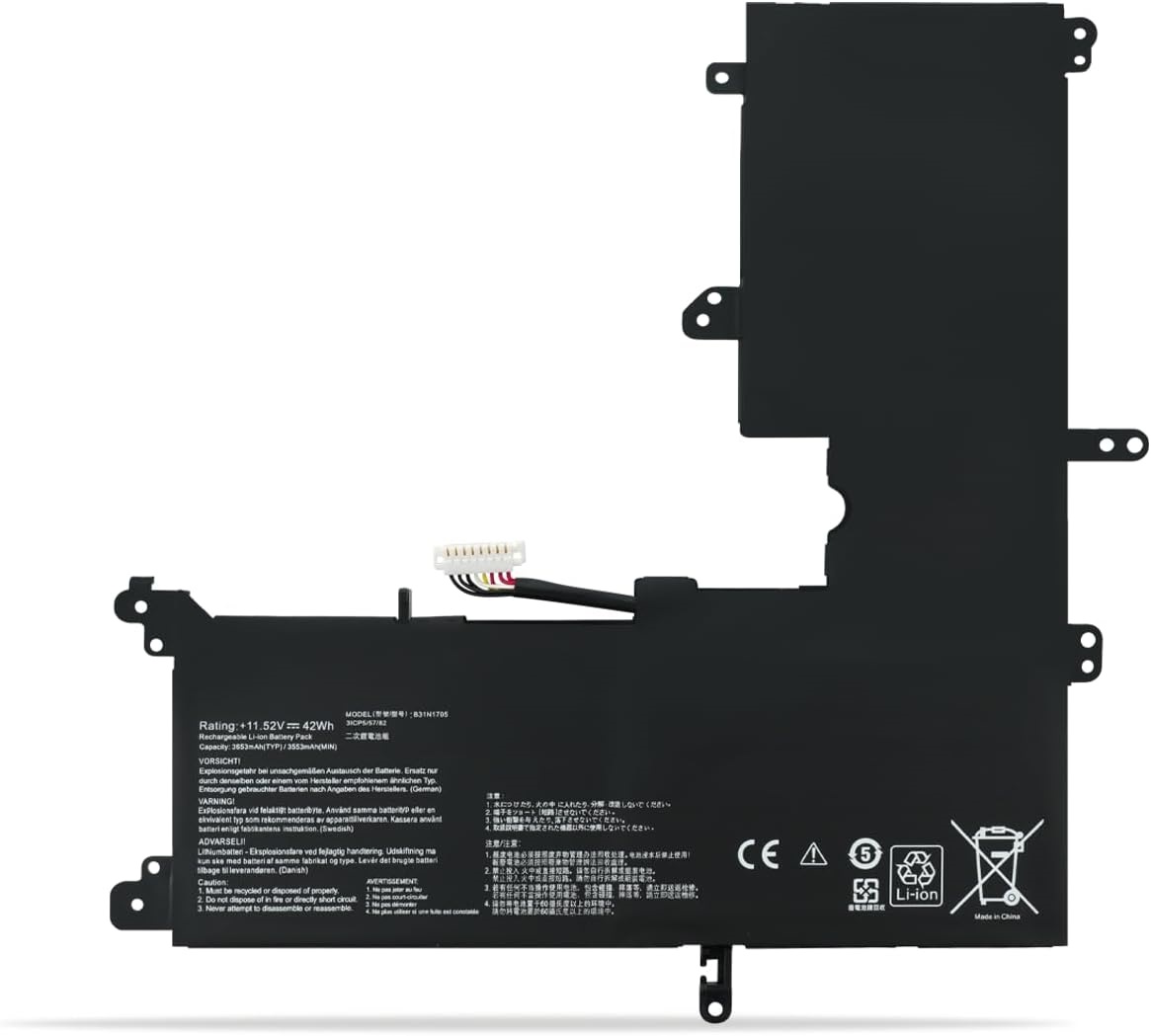 B31N1705 ASUS VivoBook Flip 14 TP410 TP410UA TP410UAR TP410UF TP410UR TP410URR TP410UA batteria compatibile