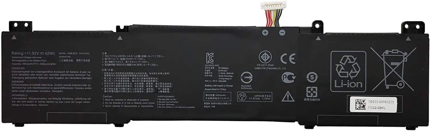 Asus ZenBook Flip 14 Q406 Q406D Q406DA Convertible Q406DA-BR5T6 UM462DA-AI046T,AI024T UM462D still A-AI071T batteria compatibile