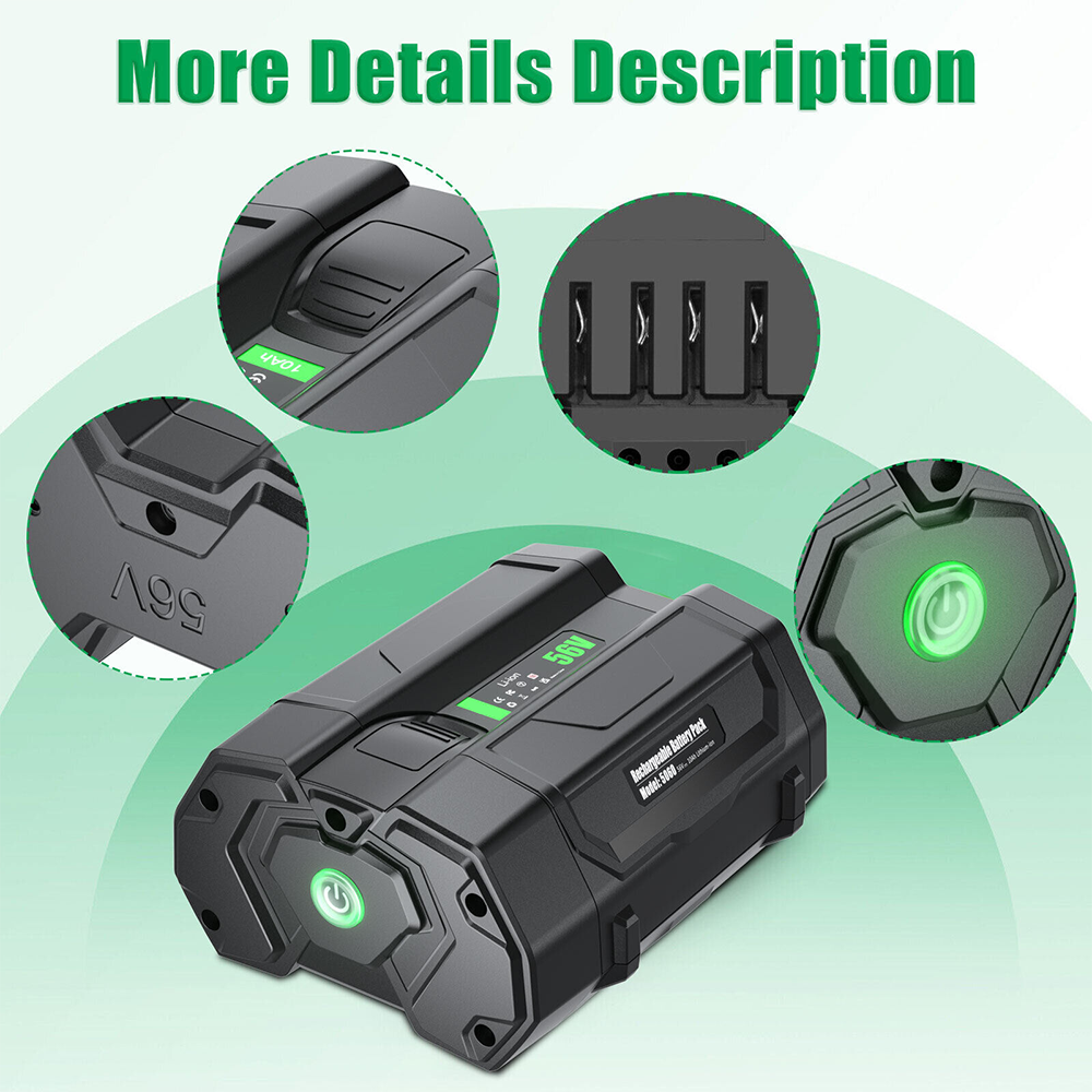 9000mAh EGO BA2800 BA2800T BA4200 BA4200T BA1400 BA1400T batteria compatibile