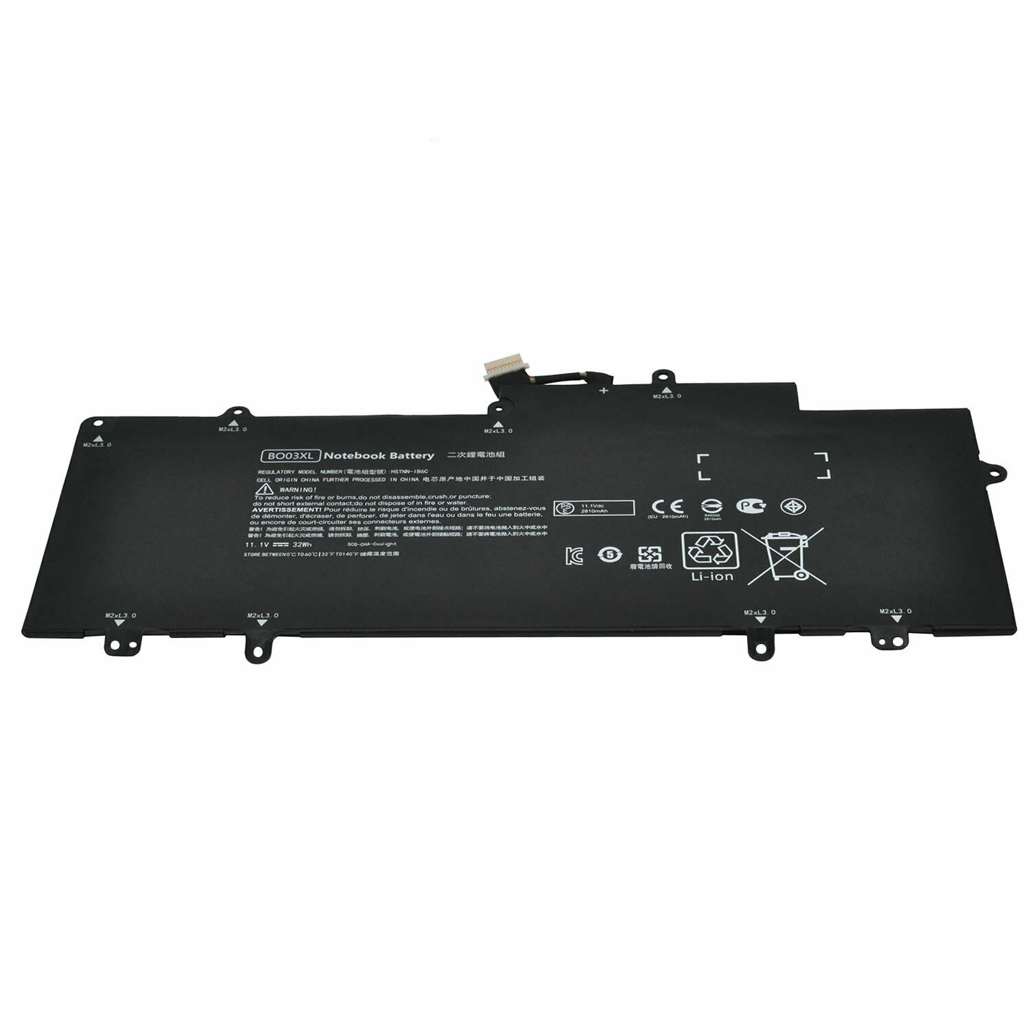 BO03XL HP Chromebook 14-X007TU 14-X008TU 14-Q070NR 14-Q001TU batteria compatibile