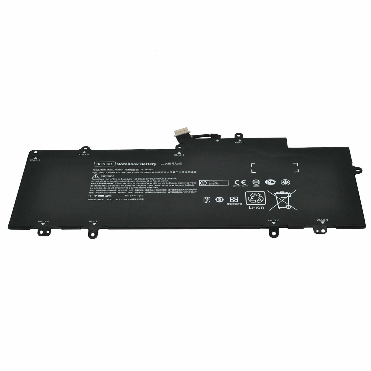 BO03XL HP Chromebook 14-X007TU 14-X008TU 14-Q070NR 14-Q001TU batteria compatibile - Clicca l'immagine per chiudere