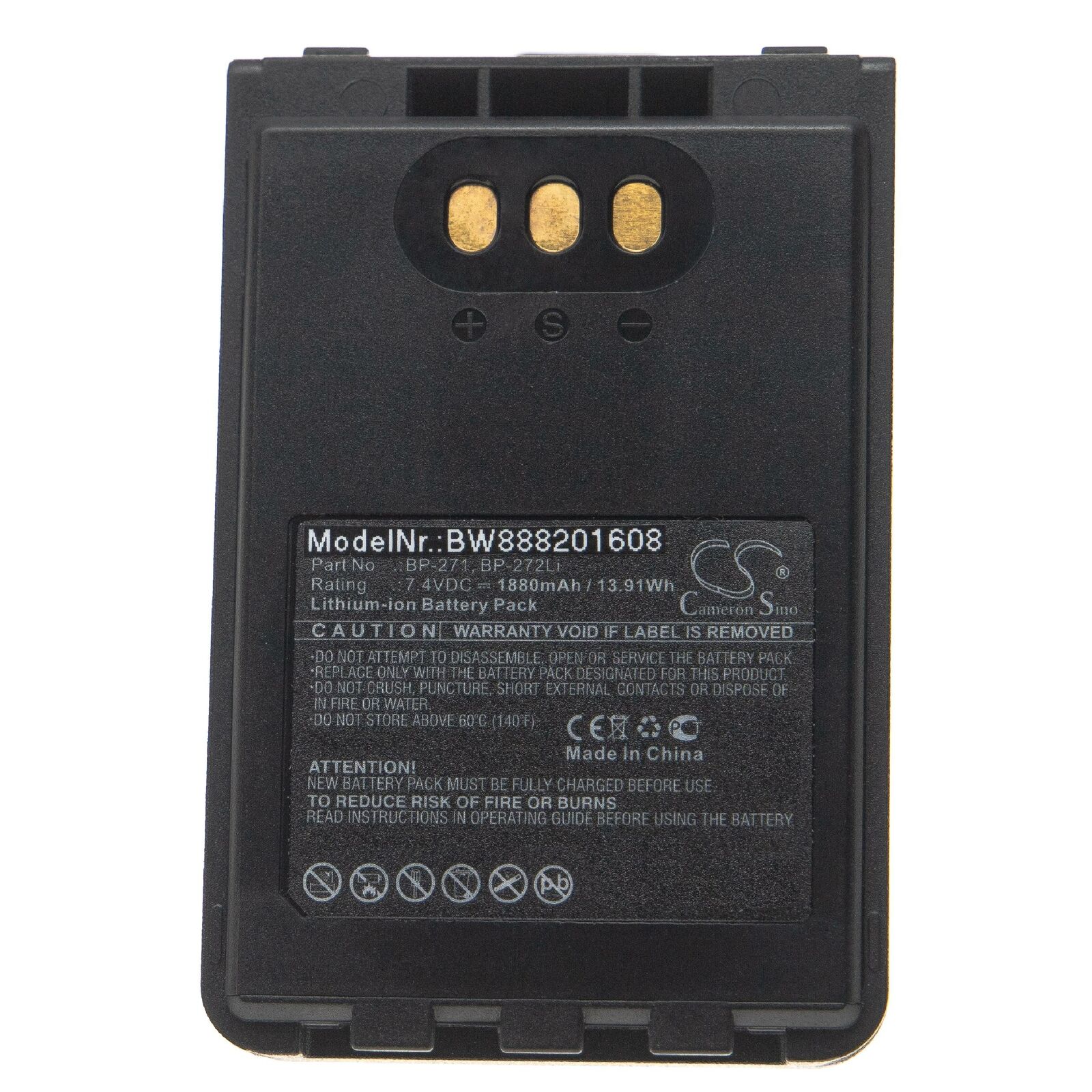 ICOM ID-31A, ID-31E, ID-51A, ID-51E, BP-271, BP-272Li batteria compatibile