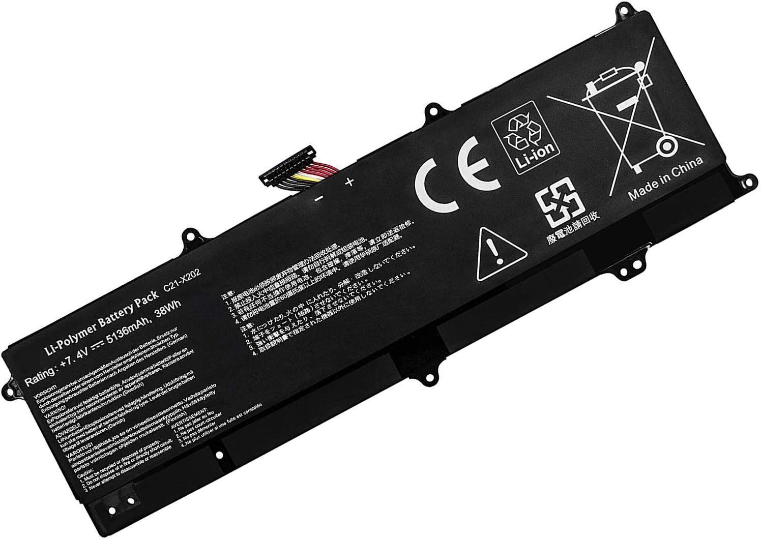 ASUS VivoBook C21-X202, C22-X202 batteria compatibile