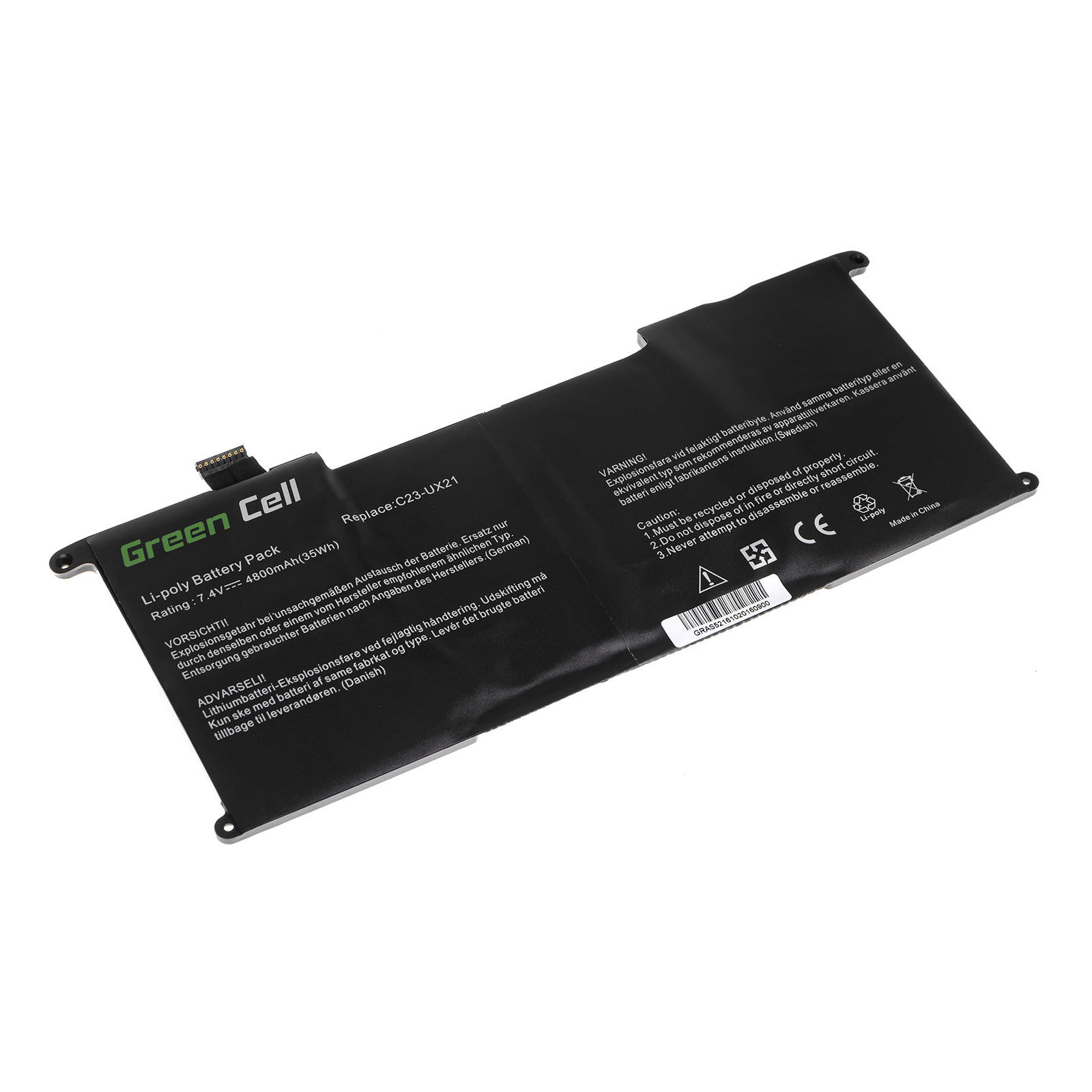 Asus UX21 Ultrabook UX21 UX21A UX21E UX21E-DH52 C23U batteria compatibile