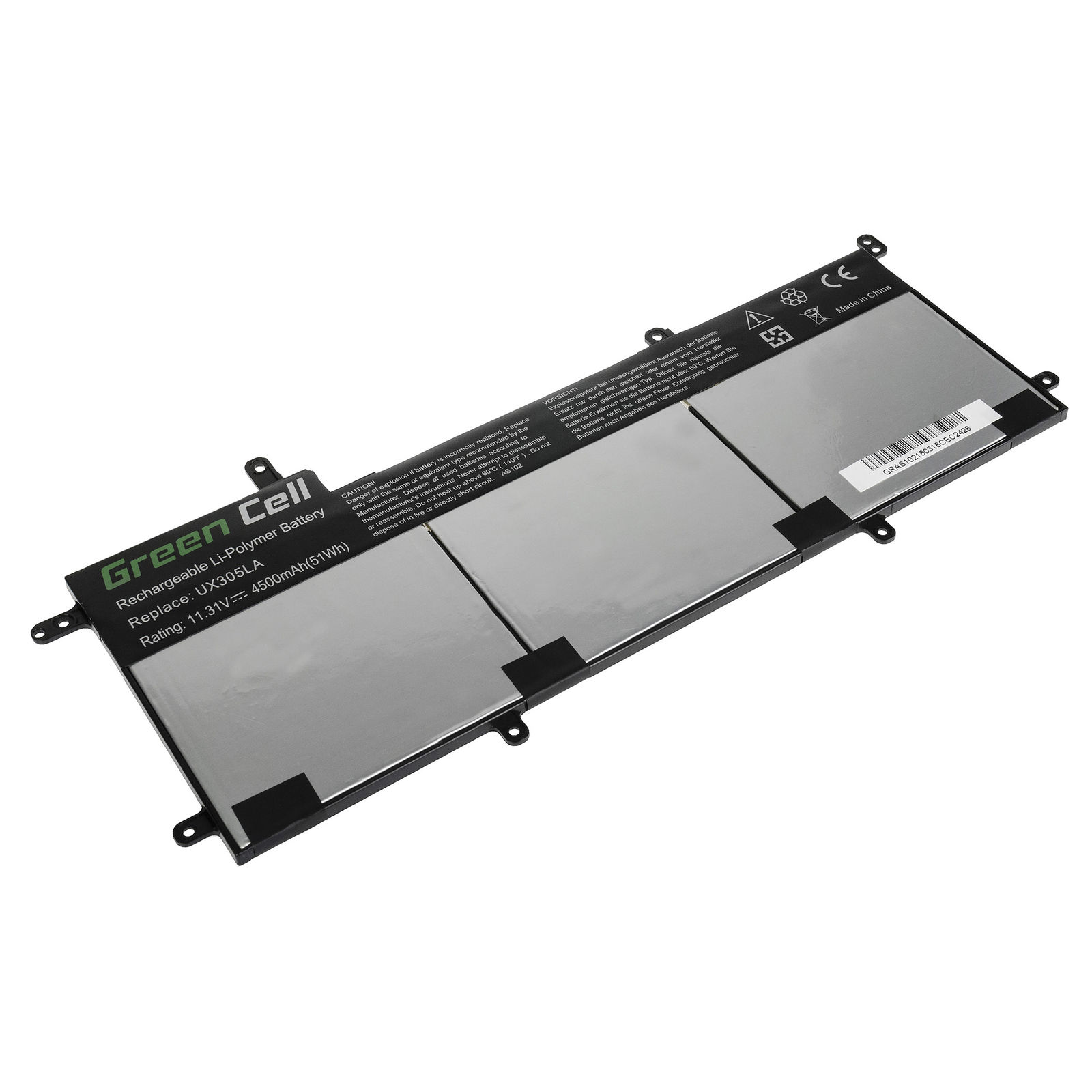 4500mAh Asus Zenbook UX305LA-FC012H UX305LA-FC018T UX305U batteria compatibile