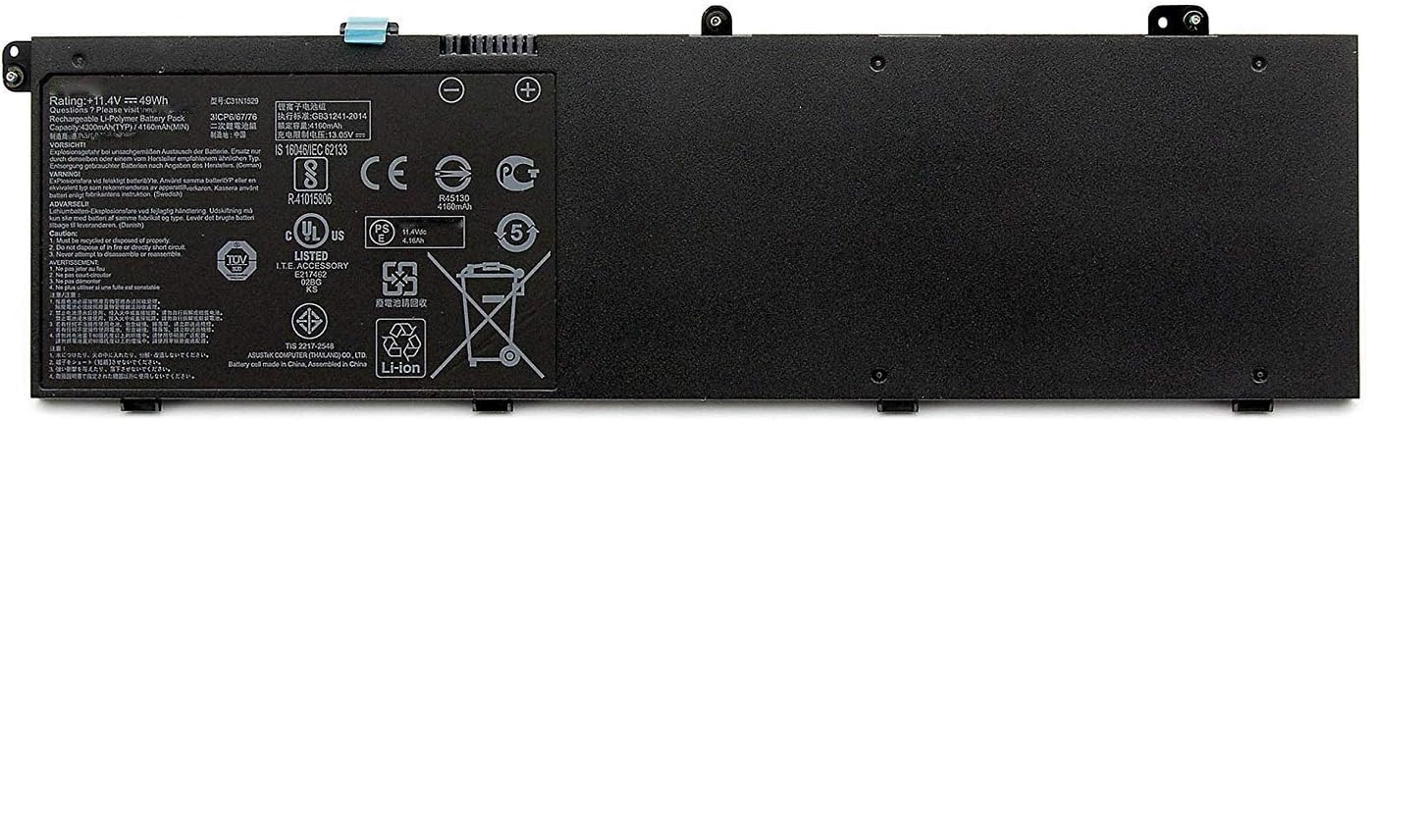 C31N1529 C31P0C1 C31POC1 ASUS B8230 B8230UA BU203U B8230U batteria compatibile