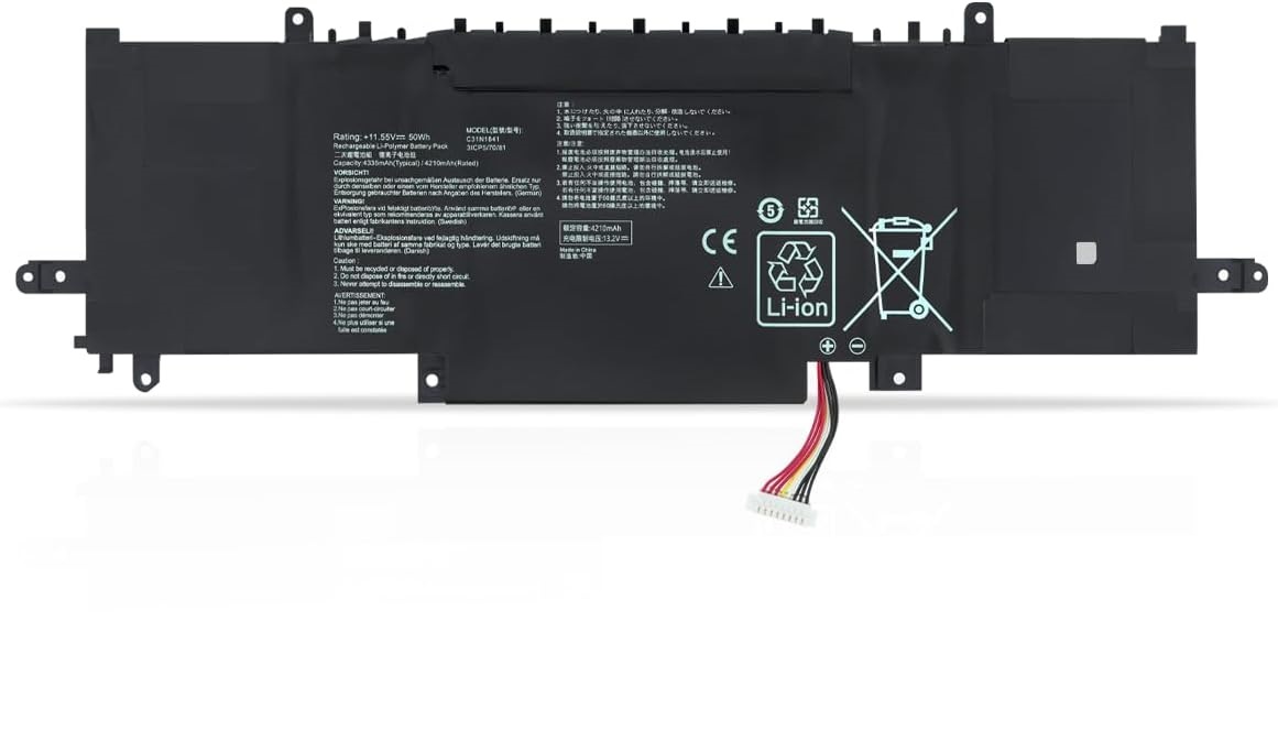 C31N1841 ASUS ZenBook UX333FAC UX334FA UX334FL UX433FL UX433FLC UM433D UM433DA batteria compatibile