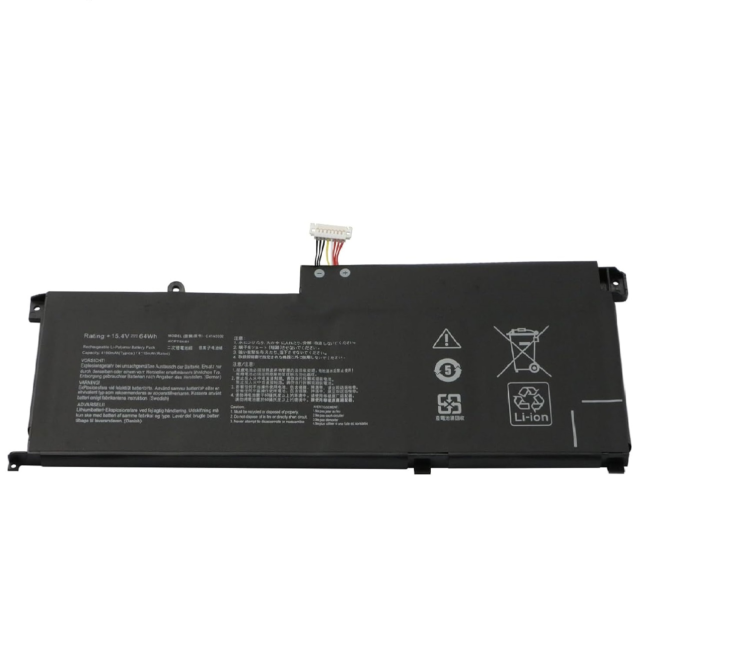 C41N2002 Asus ZenBook Pro 15 UX535 UX535LH-BN033 UX535LH-KJ188 UX535LH-KJ188T UX535LH-BH74 UX535LtaXH-BN002T batteria compatibile
