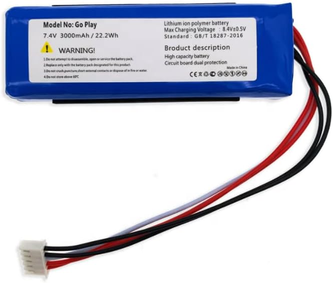 7.4V 3000mAh CP-HK06 GSP1029102 01 Harman/Kardon Go Play, Go Play Mini, GO+ Play batteria compatibile