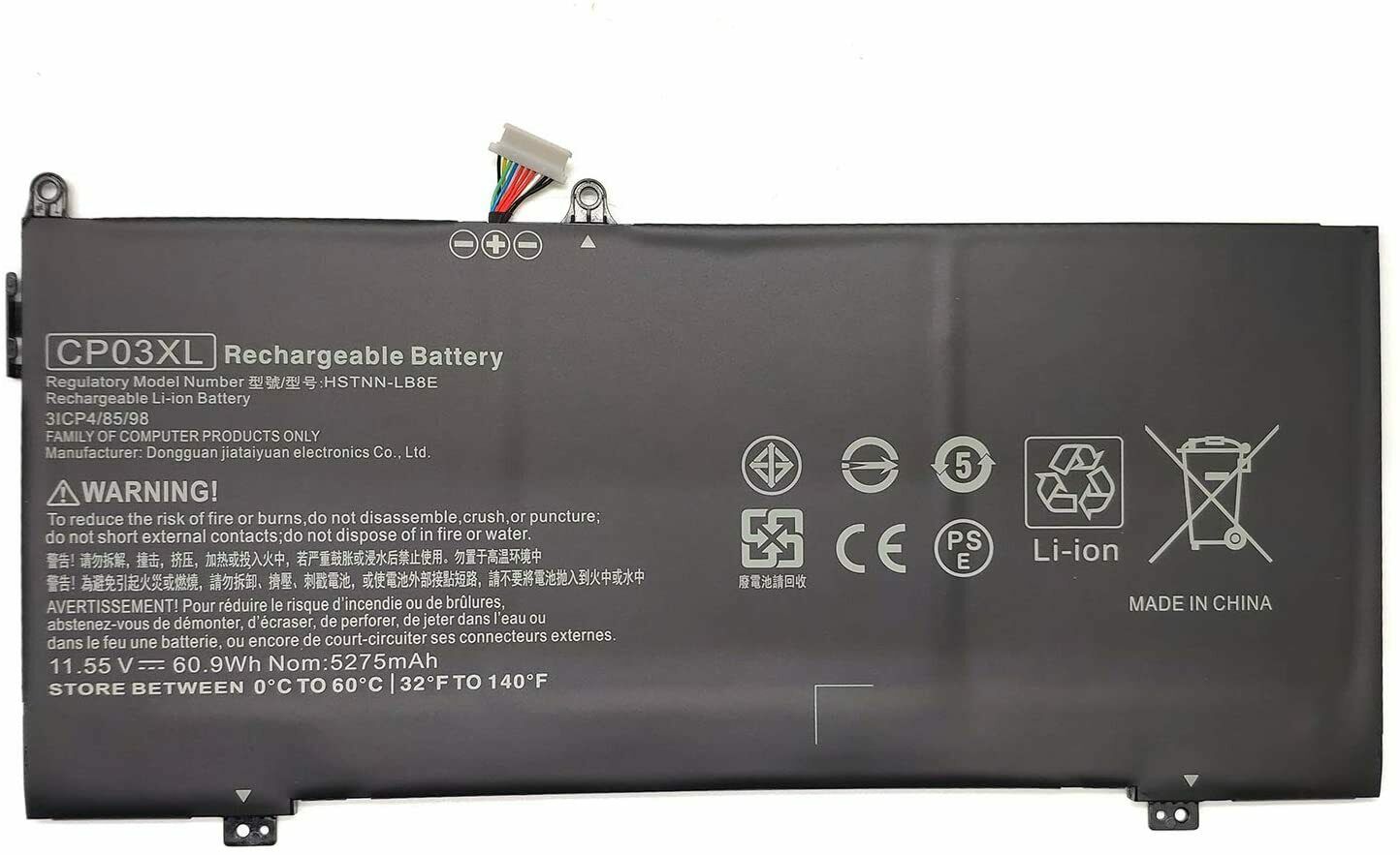 CP03XL HP Specter X360 13 929066-421 929072-855 TPN-Q199 HSTNN-LB8E batteria compatibile