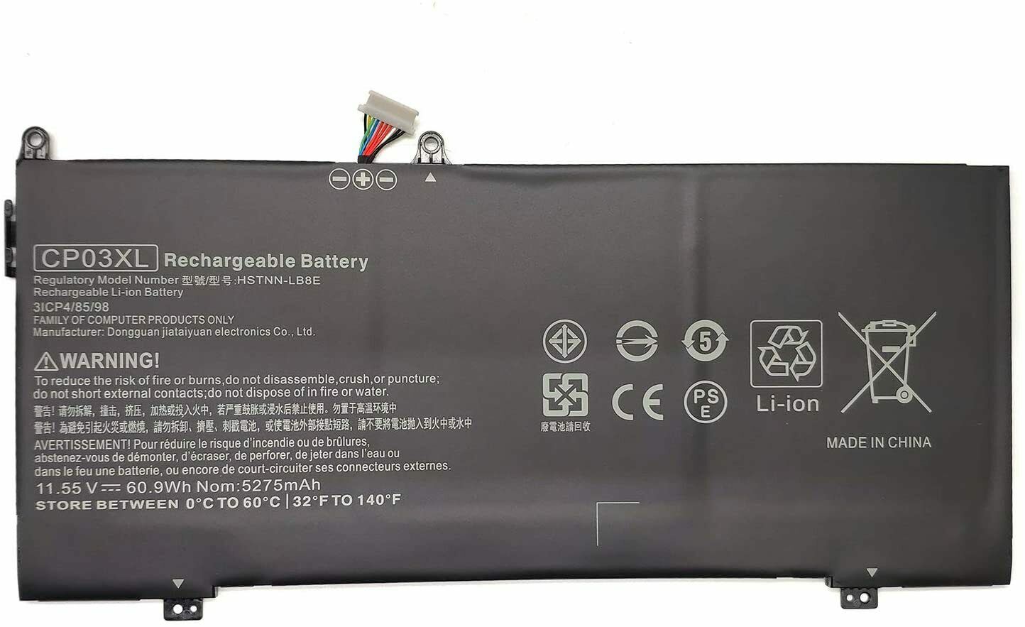 CP03XL TPN-Q195 HP Specter X360 13-AE000NC 13-AE000NE 13-AE000NF batteria compatibile