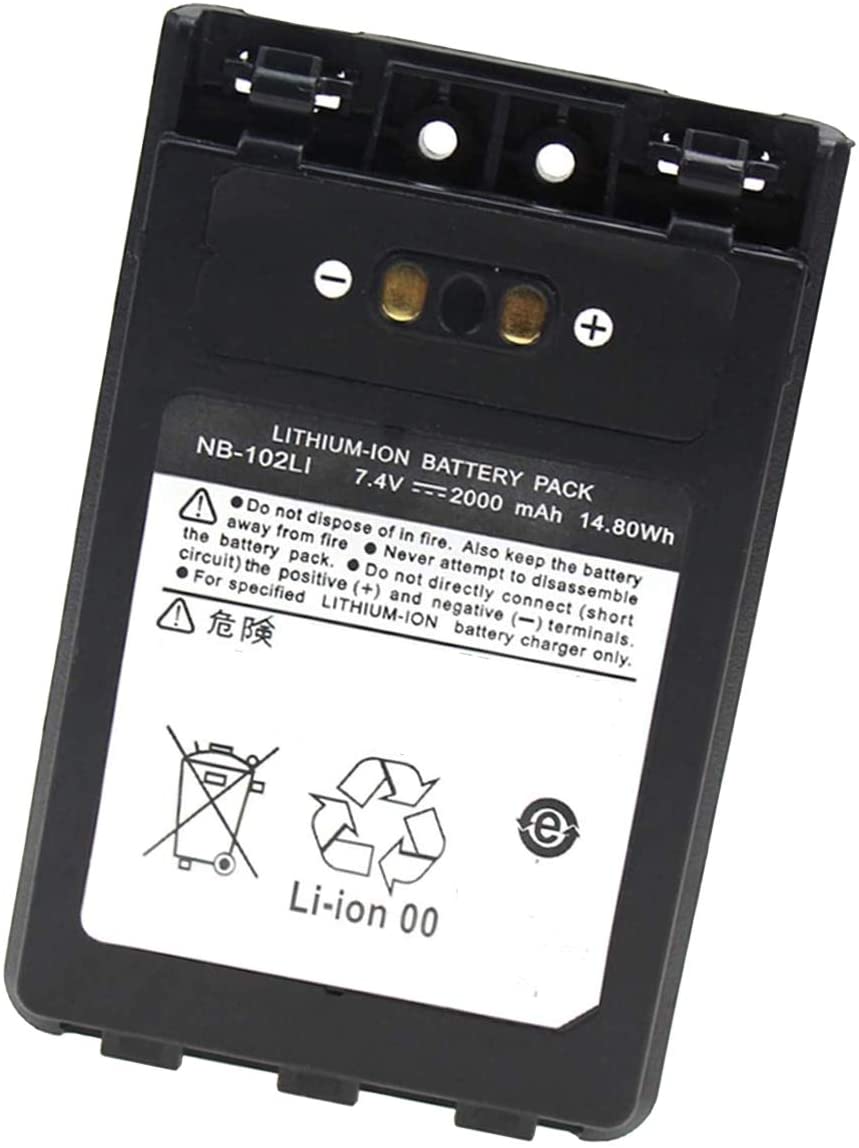 2000mah FNB-102LI YAESU VERTEX VX-8R VX-8E VX-8DR VX-8DE Radio batteria compatibile - Clicca l'immagine per chiudere