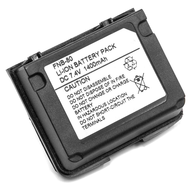 Vertex Yaesu FNB-58Li,FNB-80,FNB-80Li 1400mAh 7,4V Li-Ion batteria compatibile - Clicca l'immagine per chiudere