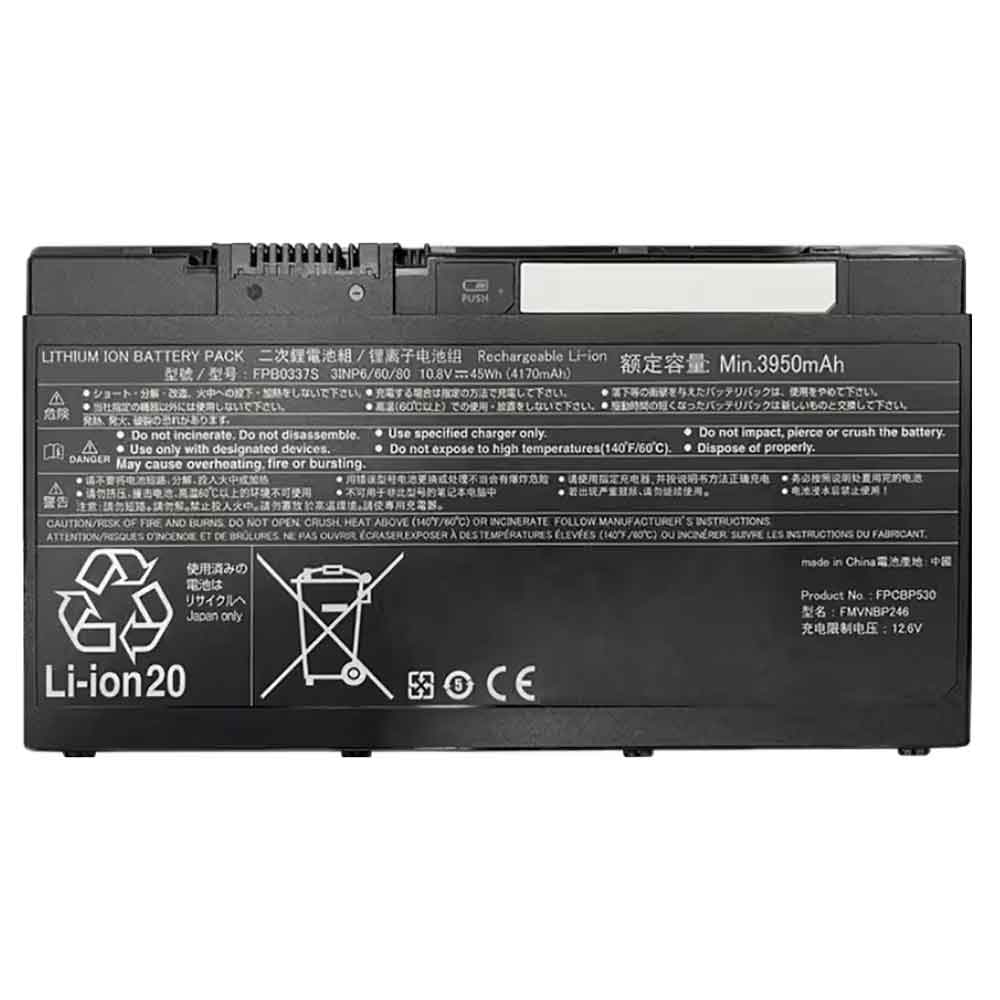 FPB0337S FMVNBP246 FUJITSU Lifebook P728 P727 U727 U728 U729 U729X batteria compatibile