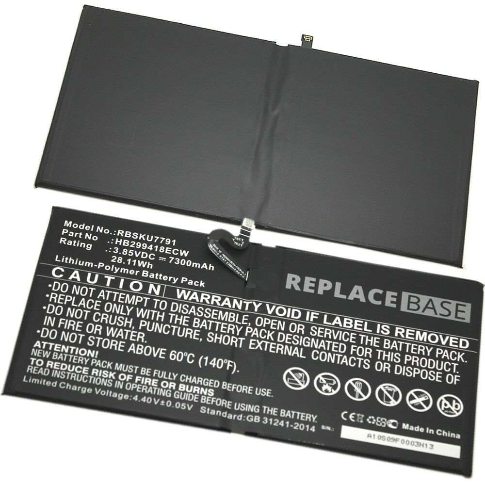 7300mAh HB299418ECW Huawei MediaPad M5 10" 3.85v batteria compatibile - Clicca l'immagine per chiudere