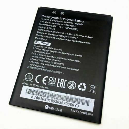 ICP416888L1 Acer Liquid Z630 T03 T04 Z630S BAT-T11 (1ICP4/68/88) batteria compatibile - Clicca l'immagine per chiudere