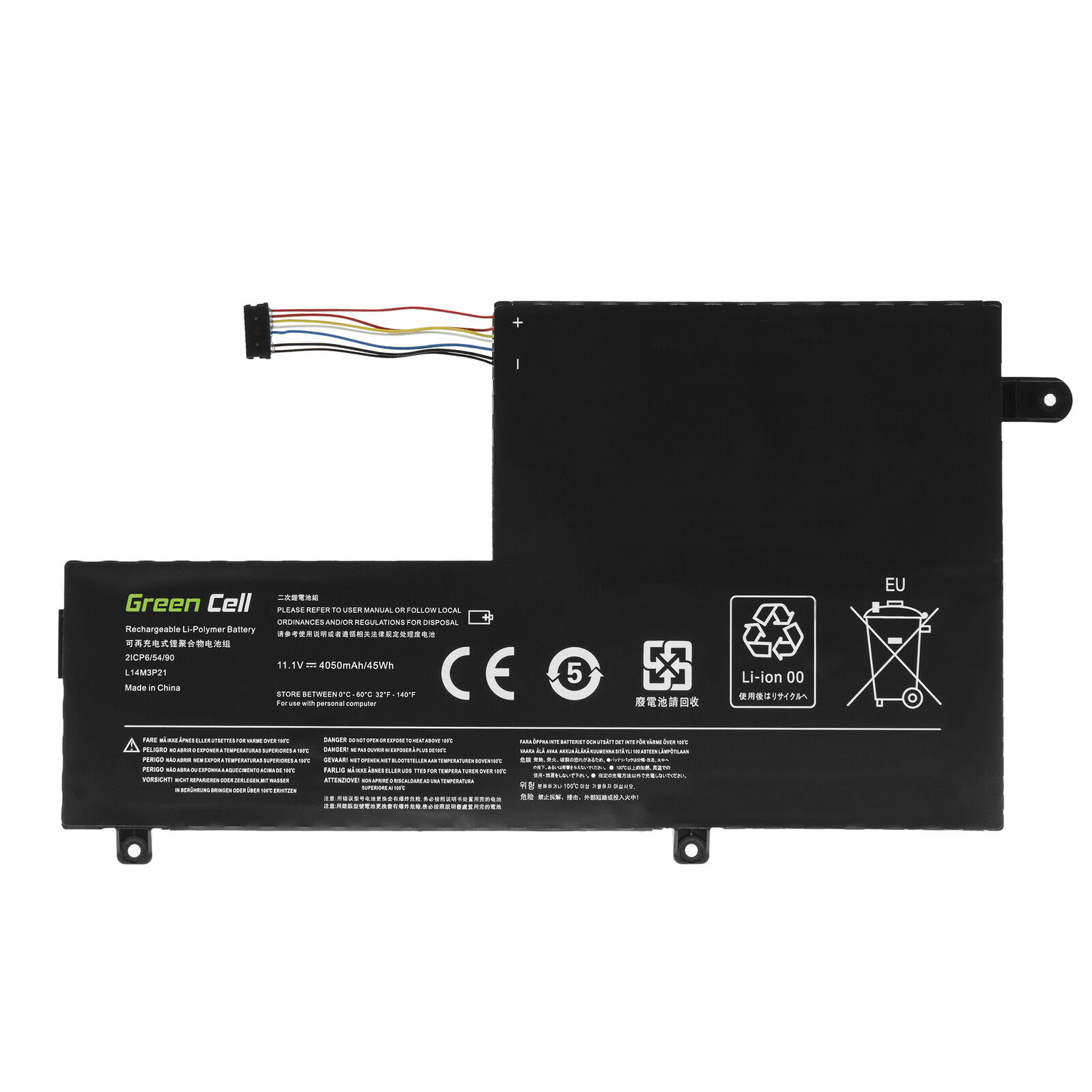 L14M3P21 Lenovo Yoga 500-15ISK 80R6 4050mAh batteria compatibile