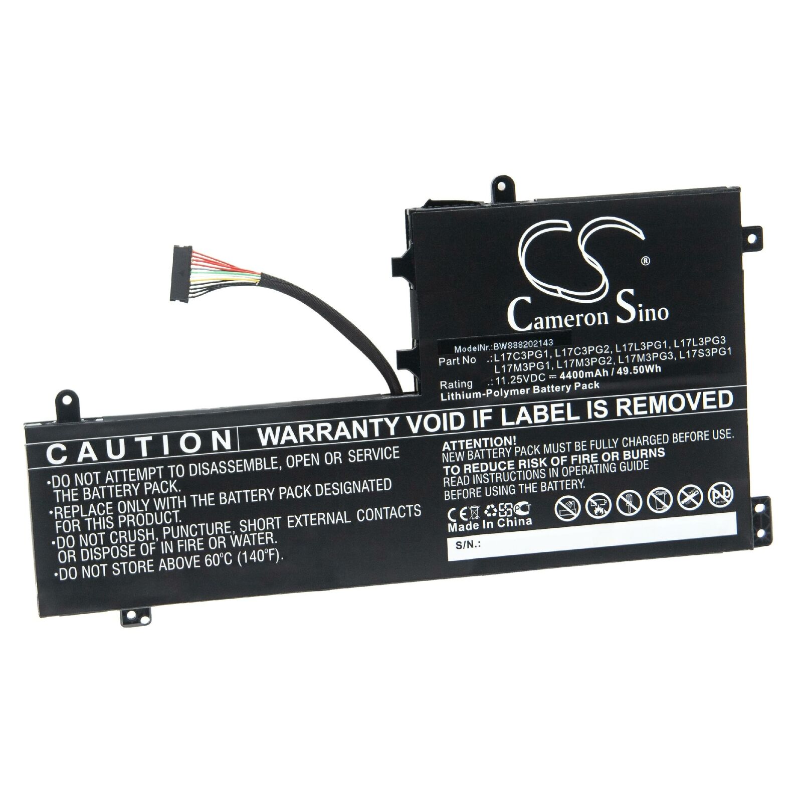 Lenovo L17M3PG2 L17M3PG1 L17M3PG3 L17C3PG1 L17L3PG1 L17C3PG1 L17M3PG1 batteria compatibile - Clicca l'immagine per chiudere