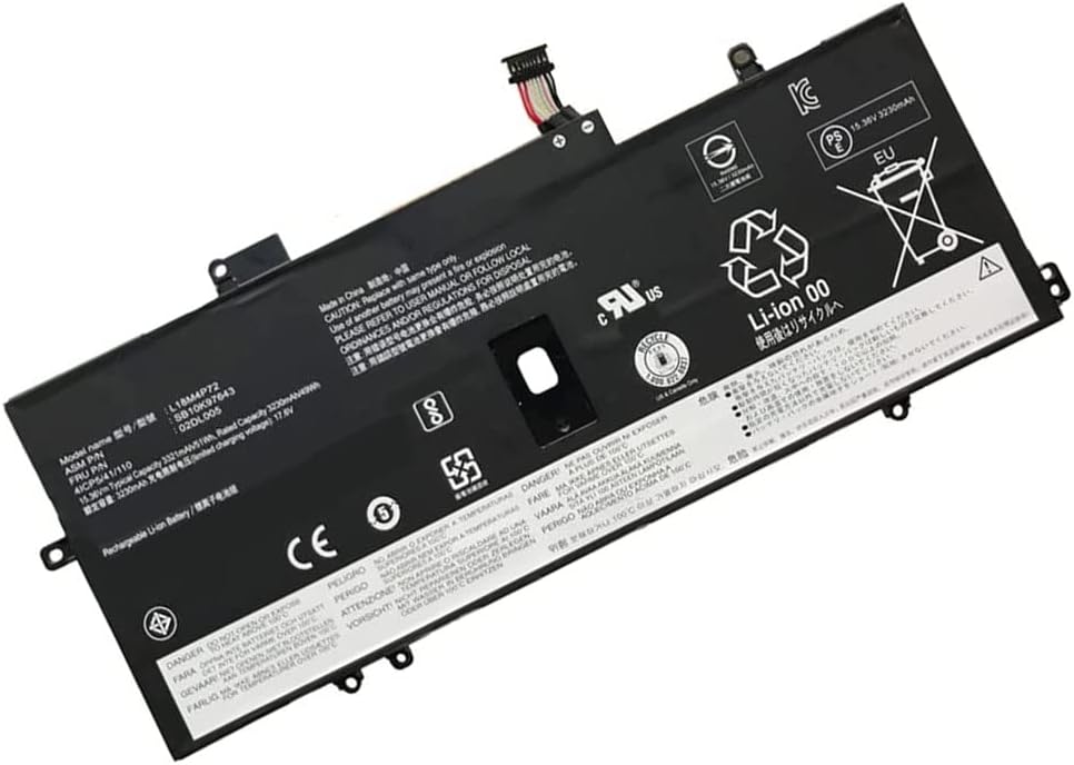 L18C4P71 Lenovo ThinkPad X1 Yoga 2019 2020 4th 5th Gen ThinkPad X1 Carbon 2019 2020 7th 8th Gen 20QD 20QE batteria compatibile