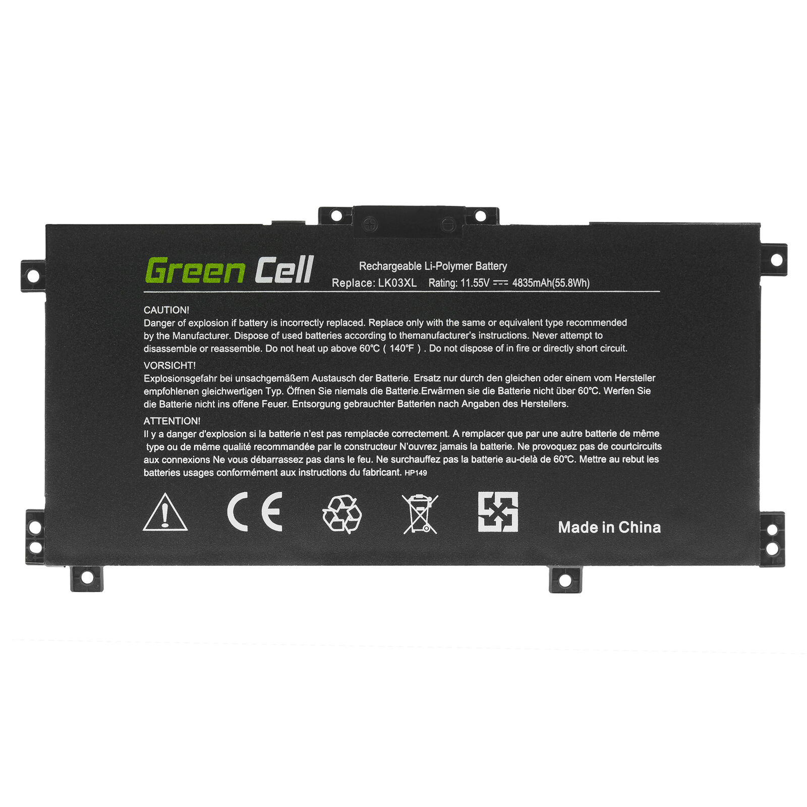 HP Envy X360 15-CN0100NG 15-CN0101NG 15-CN0102NG 15-CN0107NB batteria compatibile