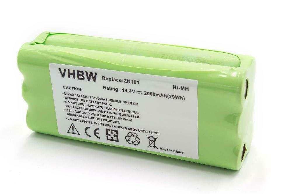 14,4V 2000mAh Ni-MH M606-4 Spider M607 M612 Fusion M611 Puck M610 batteria compatibile - Clicca l'immagine per chiudere