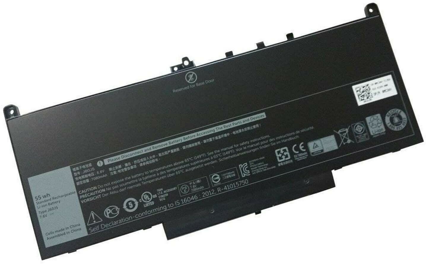 Dell Latitude E7270,E7470 0MC34Y 242WD J60J5 MC34Y batteria compatibile