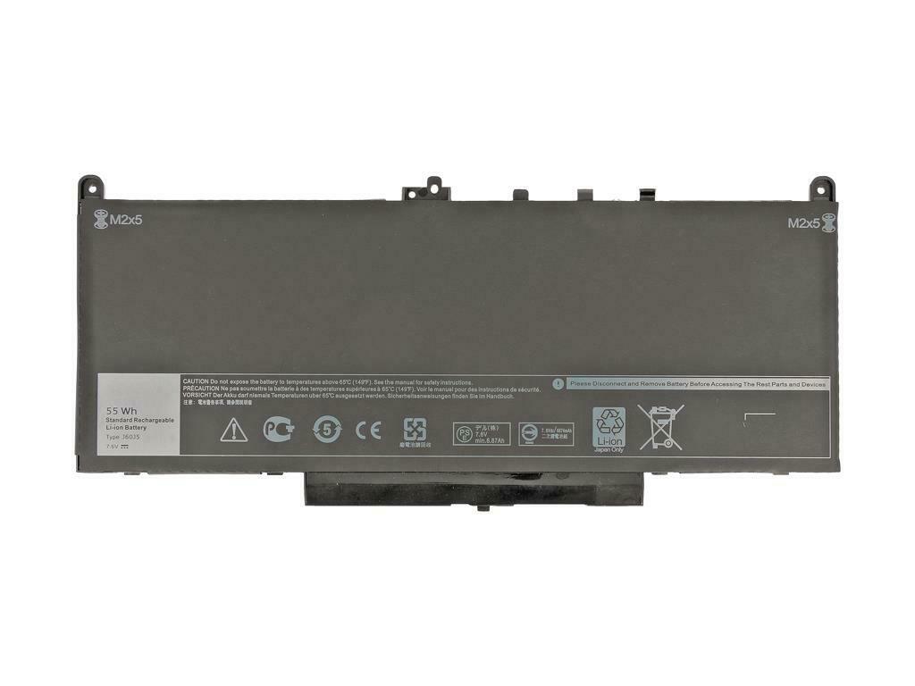 7.6V 242WD J60J5 MC34Y 1W2Y2 0MC34Y Dell Latitude E7270 E7470 batteria compatibile