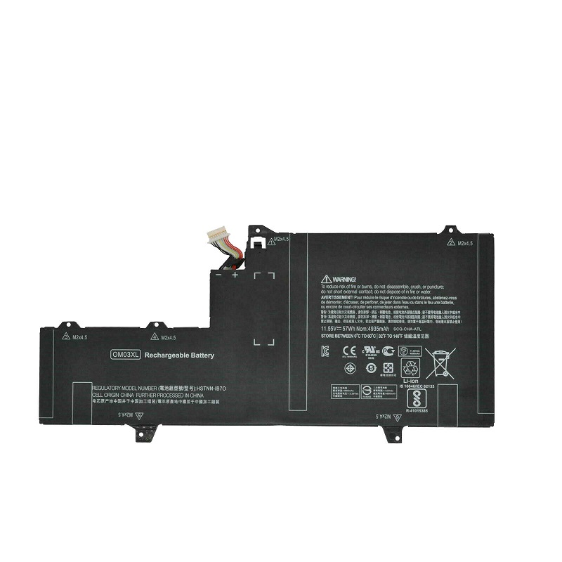 OM03XL HP EliteBook 1GY30PA 1GY29PA 1GY31PA 1UX08PA 863280-855 HSTNN-IB70 863167-1B1 HSN-I04C batteria compatibile