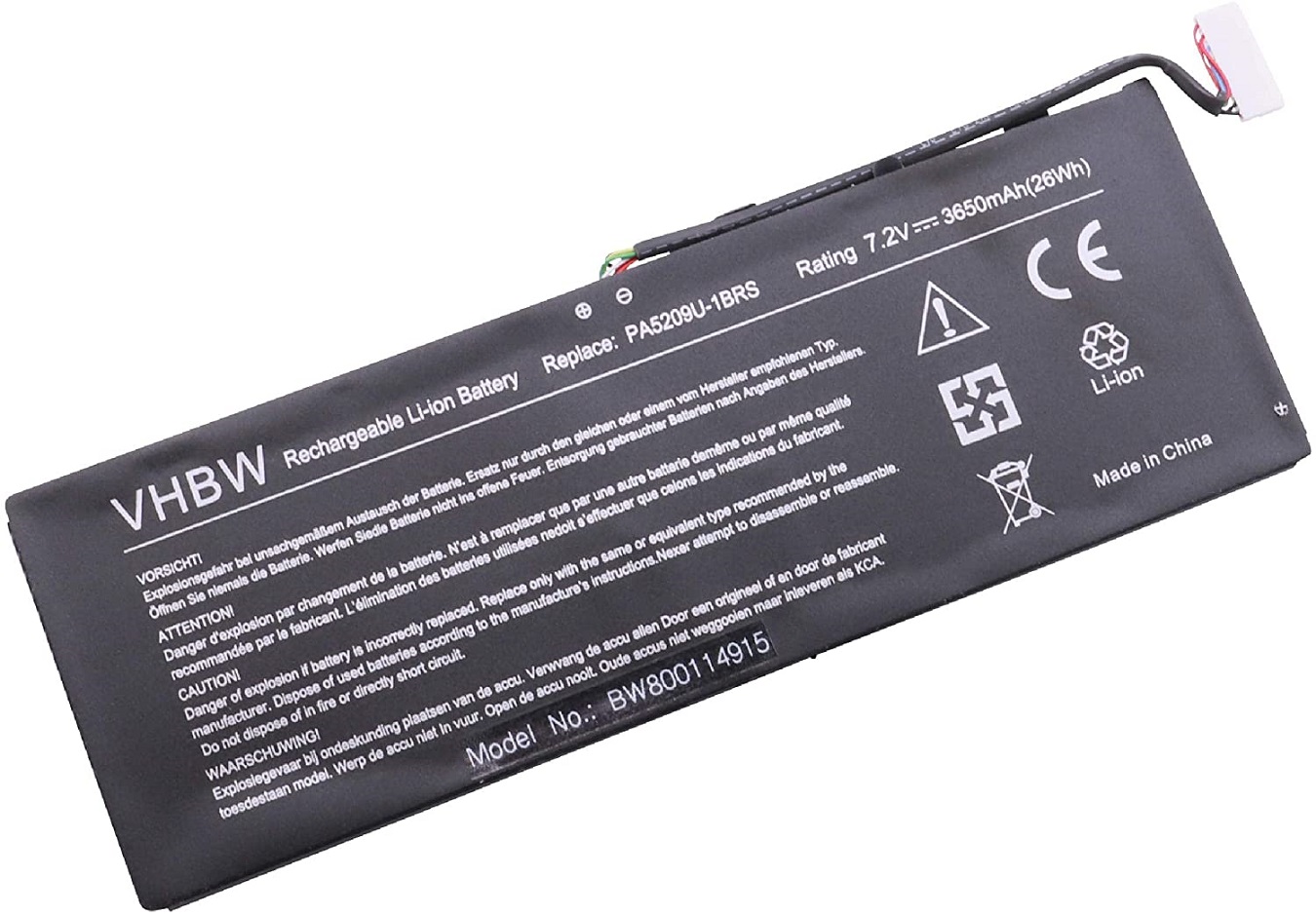 TOSHIBA Satellite Radius 11 L10W-C-10F L10W-C-10G L10W-C-10H batteria compatibile