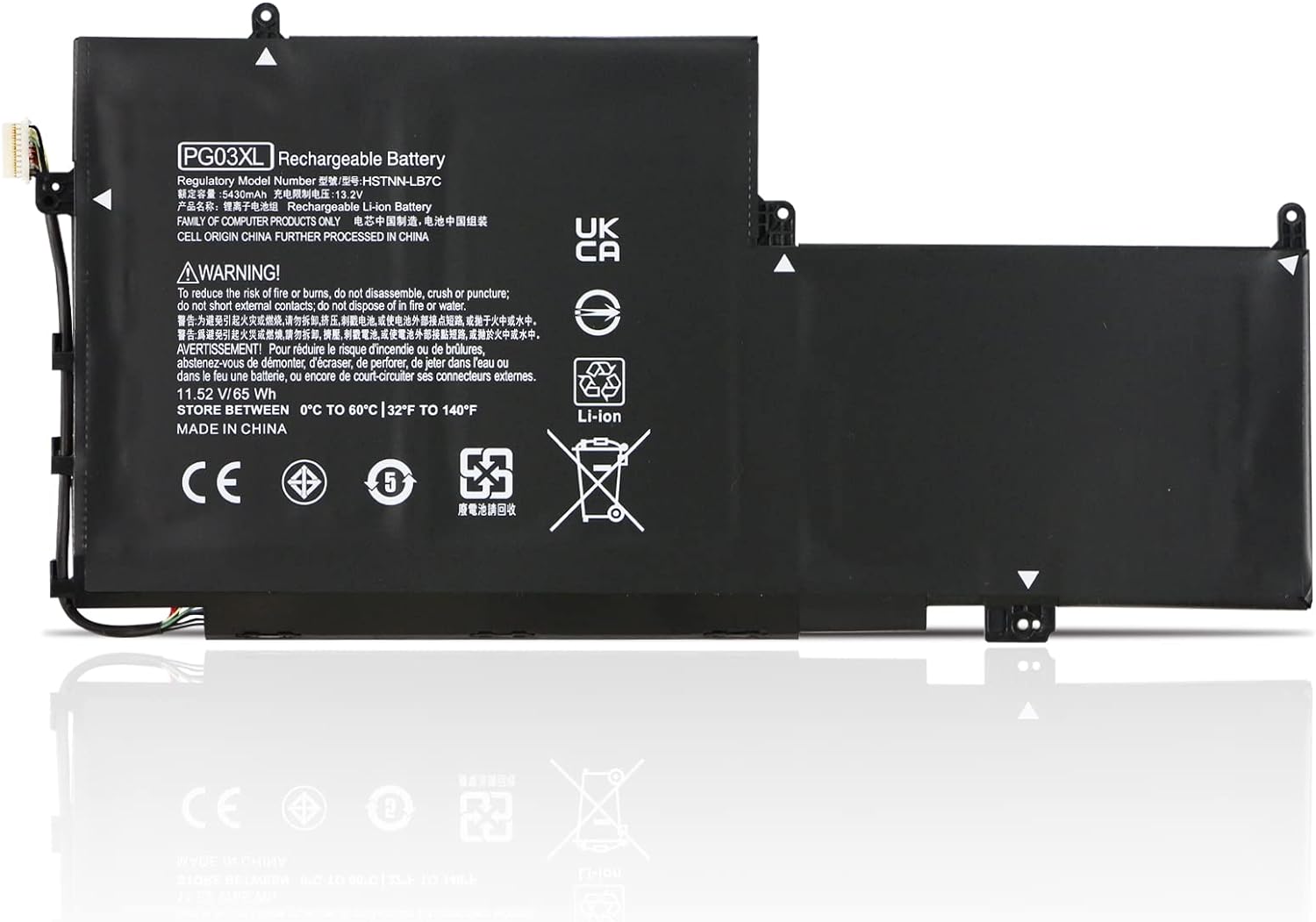 HP Spectre X360 15 AP011DX 15-AP000 AP000NA AP000NF AP000NX PGO3XL 831532-421,422 831758-005 HSTNN-LB7C batteria compatibile