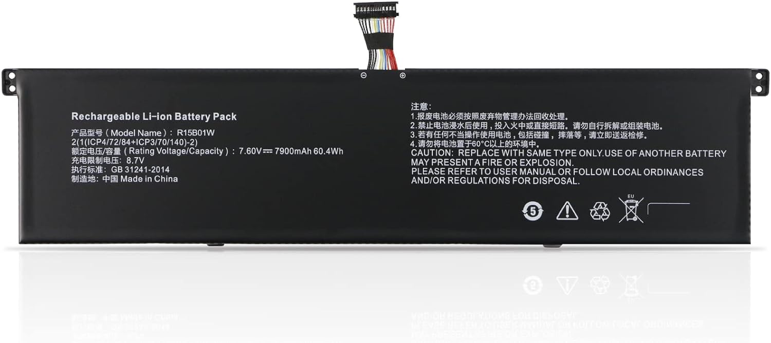 R15B01W R15BO1W Xiaomi Pro 15.6 Inch Series batteria compatibile