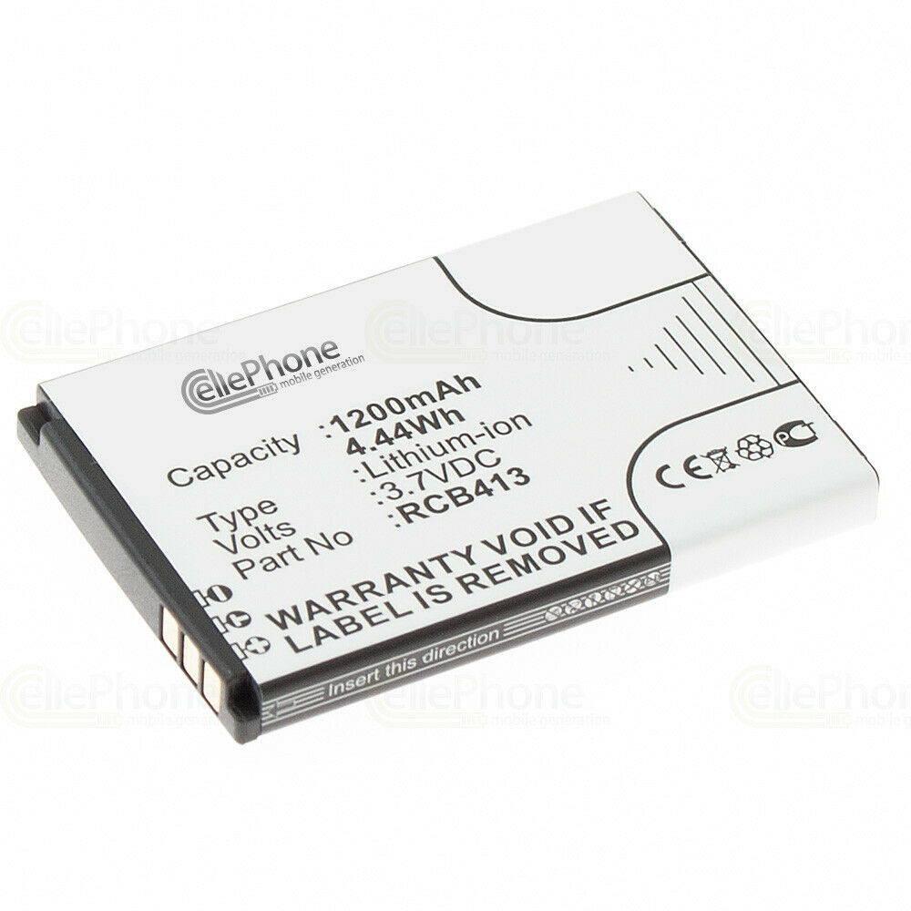 3,7V Li-Ion Doro Primo 413 - RCB413 - 1200mAh batteria compatibile - Clicca l'immagine per chiudere