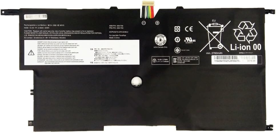 00HW002 00HW003 Lenovo ThinkPad X1 Carbon Gen 2 3 2nd 3rd 2014 2015 batteria compatibile