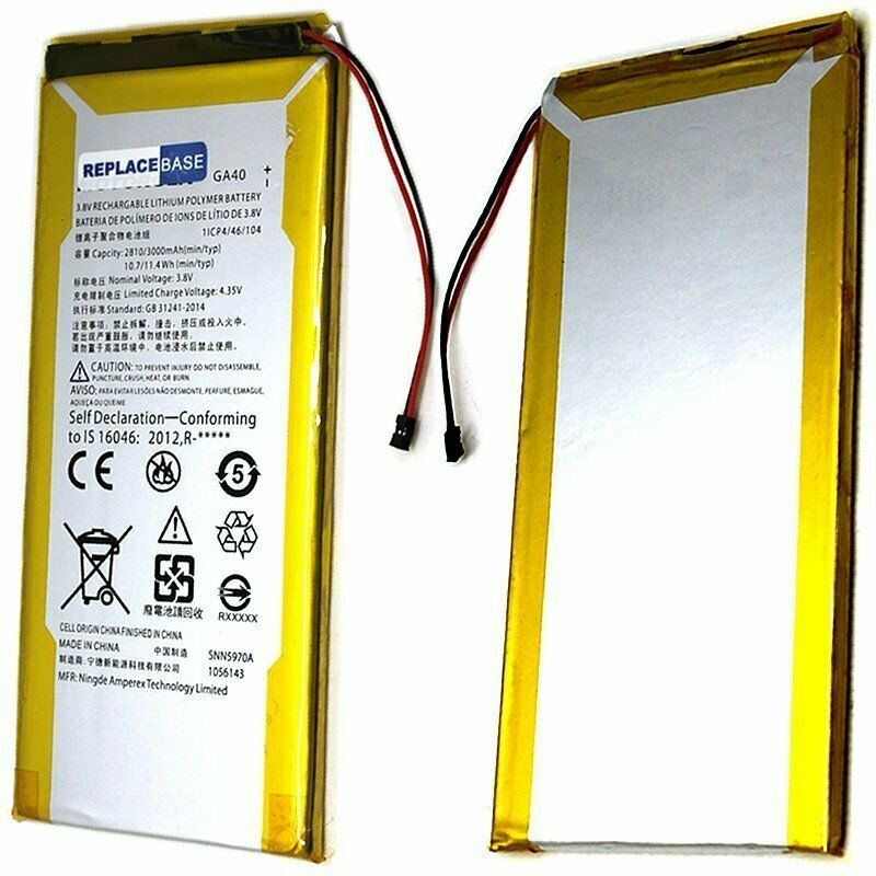 GA40 Motorola Moto G4 XT1621 XT1622 XT1625 SNN5970A 1ICP4/46/104 batteria compatibile